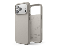 Etui do telefonów Elago MagSafe Leather Case do iPhone 17 PRO Max Light Gray ES17MSLE69PRO-LGY
